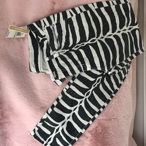 NWT MICHAEL Michael Kors zebra print jean legging